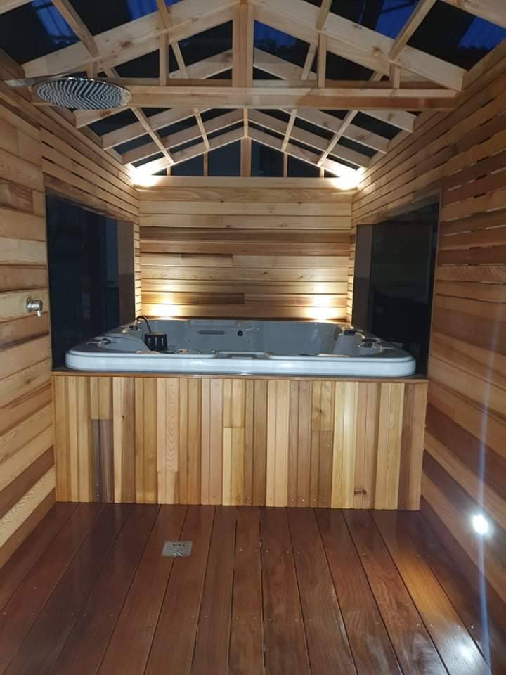 location tiny house spa jacuzzi _ domicile