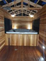 location tiny house spa jacuzzi _ domicile