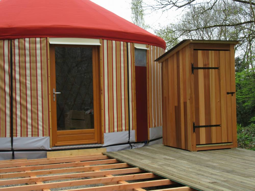 Toilette s_che standard red cedar