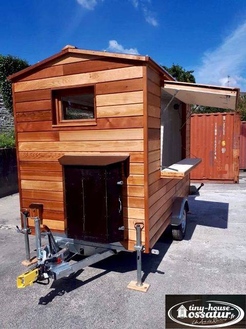 Chalet en bois pour commerce ambulant